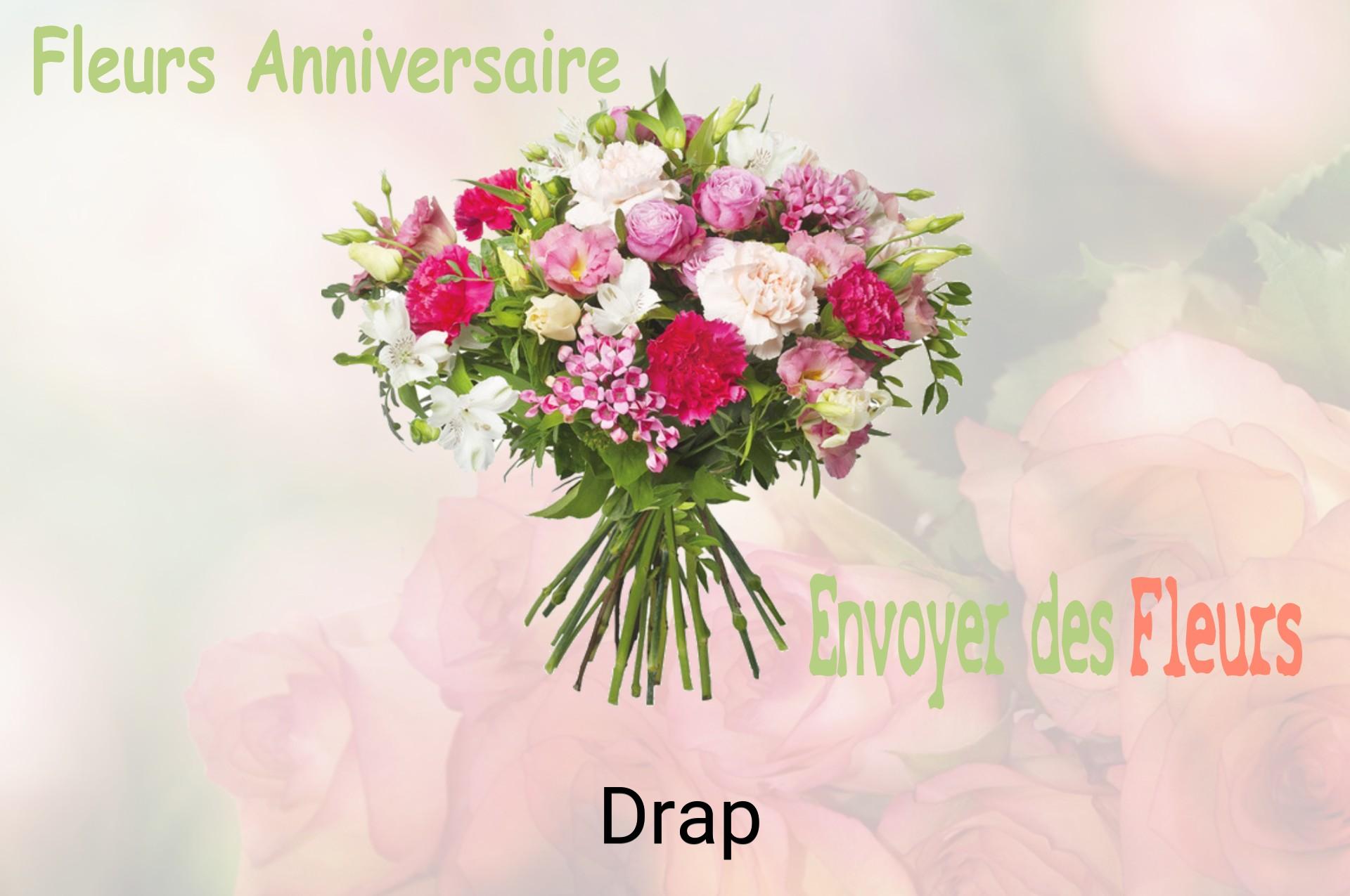 Bouquet de fleurs d’anniversaire livré à Drap