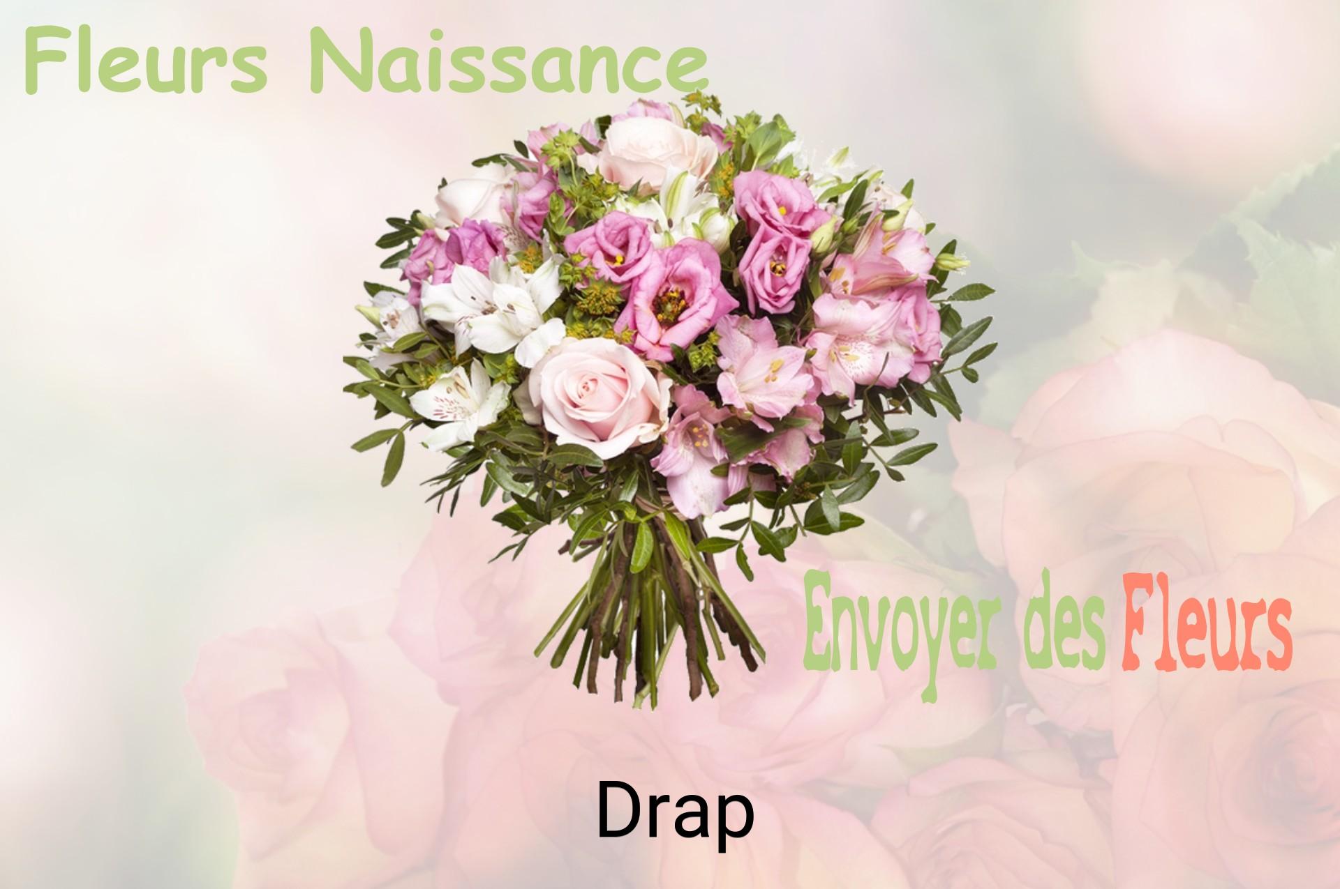 Bouquet de fleurs de naissance livré à Drap